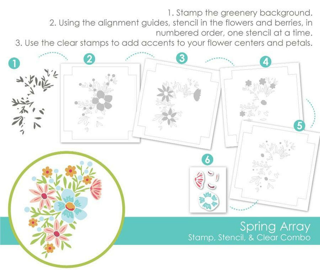 Taylored Expressions - Spring Array - Stamp, Stencil and Die Set Bundle