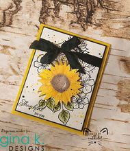 Load image into Gallery viewer, Gina K Designs - Sensational Sunflowers - Stamp Set and Die Set Bundle
