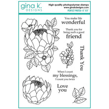 Load image into Gallery viewer, Gina K Designs - Perfect Protea - Stamp Set and Die Set Bundle
