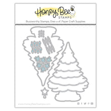 Load image into Gallery viewer, Honey Bee Stamps - Grandma’s Christmas Tree - Embossing Folder, Stencils and Die Set Bundle
