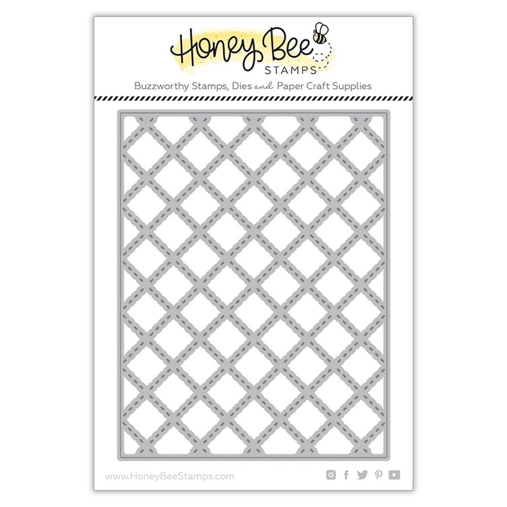 Honey Bee Stamps - Honey Cuts - Quilted A2 Cover Plate