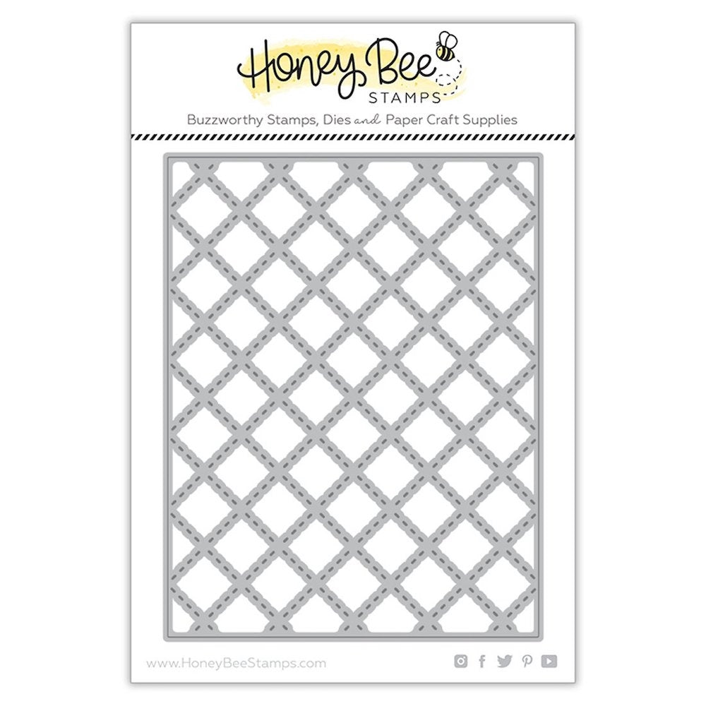 Honey Bee Stamps - Honey Cuts - Quilted A2 Cover Plate