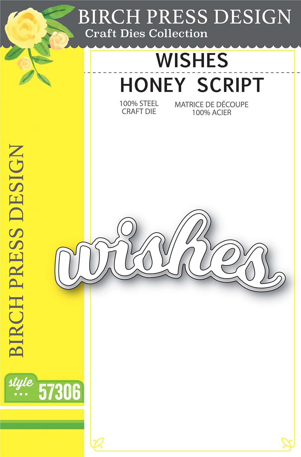 Birch Press Design - Wishes Honey Script - Style 57306