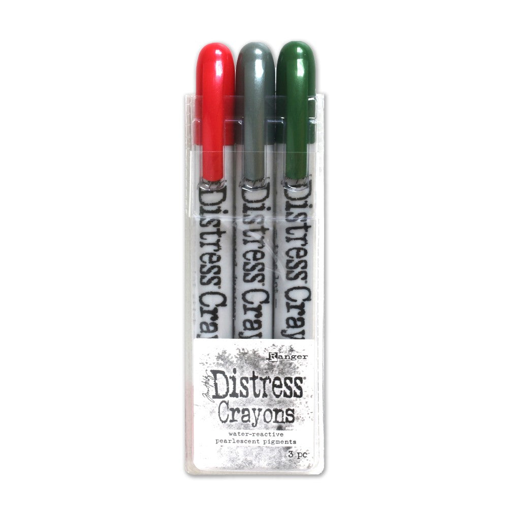 Tim Holtz - Distress Mica Crayon Pearl Holiday Set #1 TSCK78258