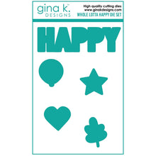 Load image into Gallery viewer, Gina K Designs - Whole Lotta Happy - Stamp Set and Die Set Bundle
