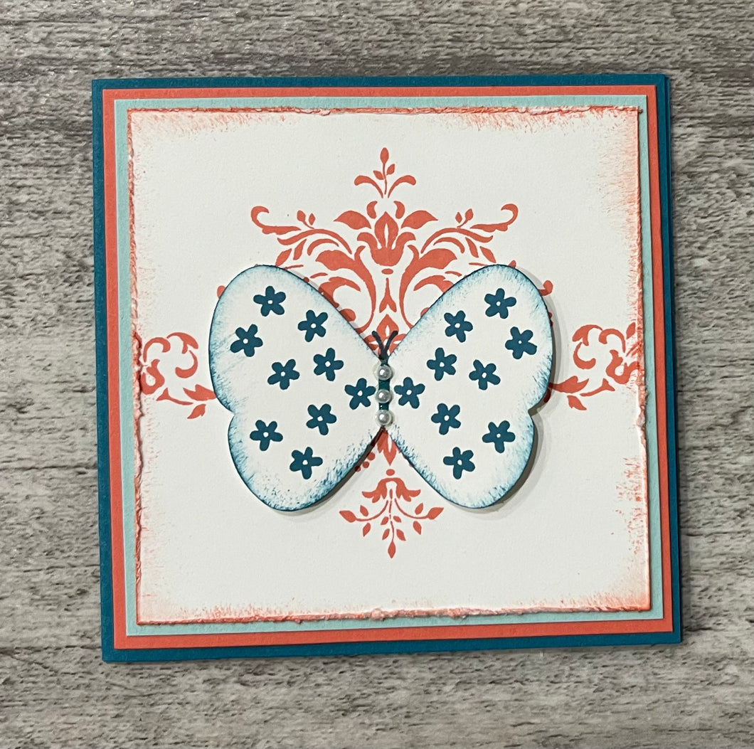 Handmade Mini Card - Butterfly Card
