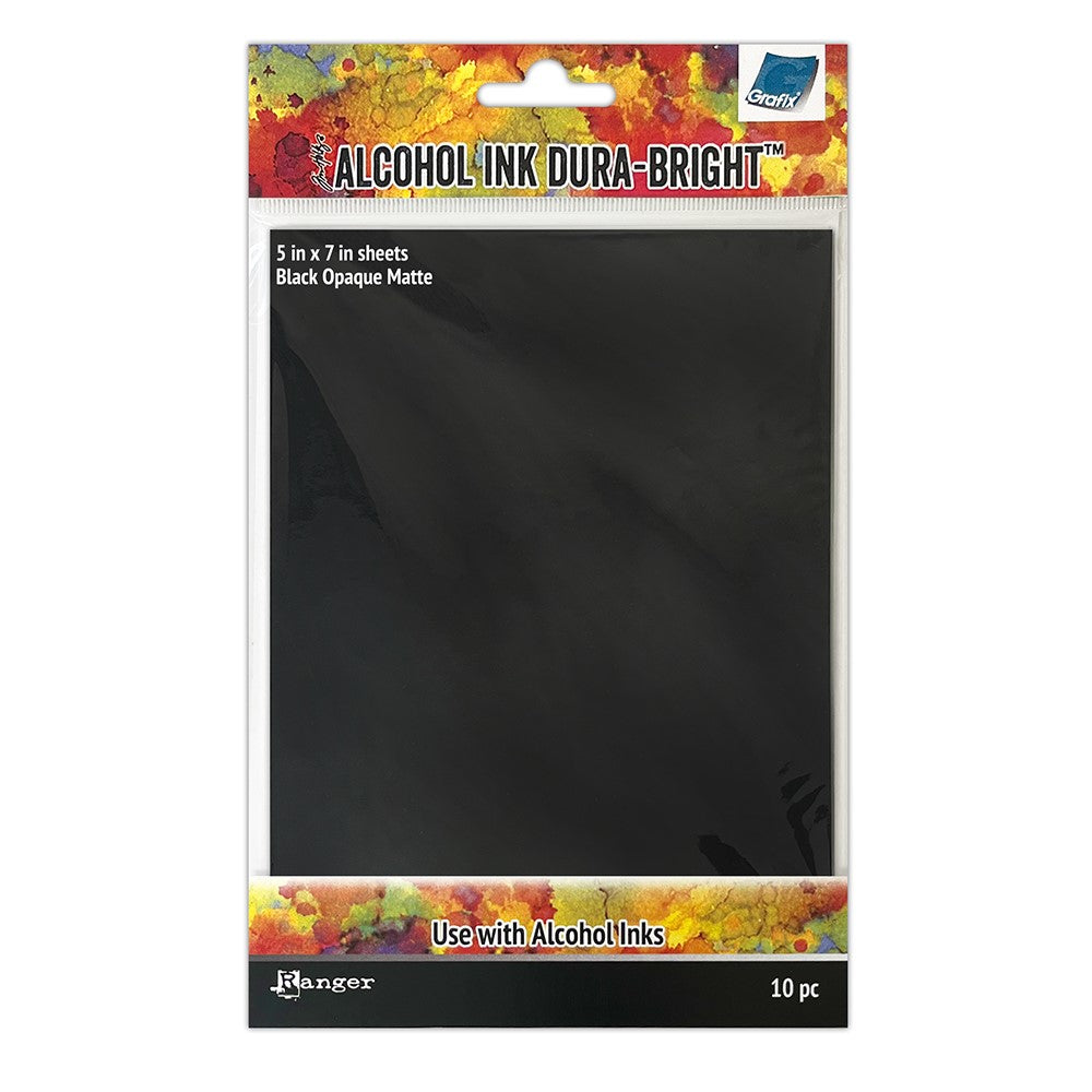Tim Holtz - Alcohol Ink Dura Bundle- Black Opaque Matte and Clear Transparent