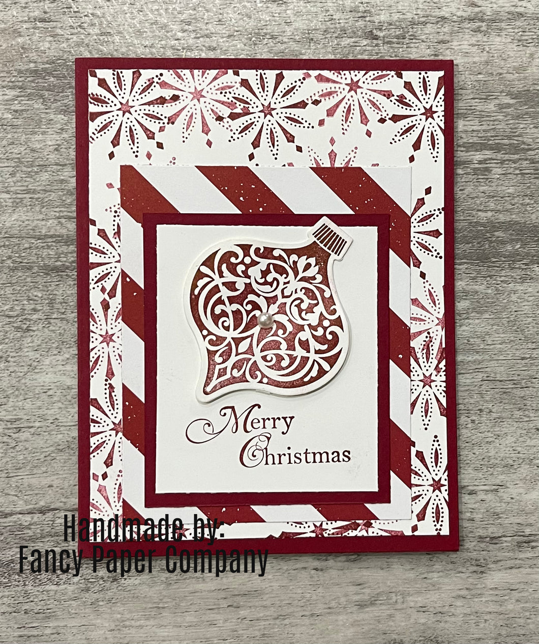 Handmade Card - Christmas Ornament Card