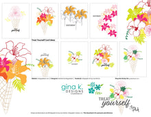 Load image into Gallery viewer, Gina K Designs - Treat Yourself - Stamp Set and Die Set Bundle
