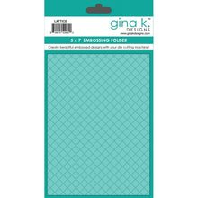 Load image into Gallery viewer, Gina K Designs - Lattice - Embossing Folder
