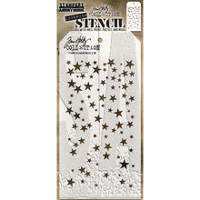 Load image into Gallery viewer, Stampers Anonymous - Tim Holtz - Layering Stencil - Falling Stars
