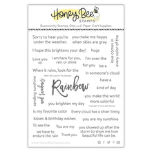 Load image into Gallery viewer, Honey Bee Stamps - Look For The Rainbow - Stamp Set and Die Set Bundle
