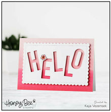 Load image into Gallery viewer, Honey Bee Stamps - Honey Cuts - Scallop A2 and A7 Card Frames Bundle
