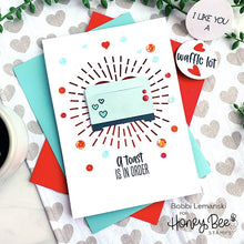Load image into Gallery viewer, Honey Bee Stamps - Honey Cuts - Radiant Heart Background
