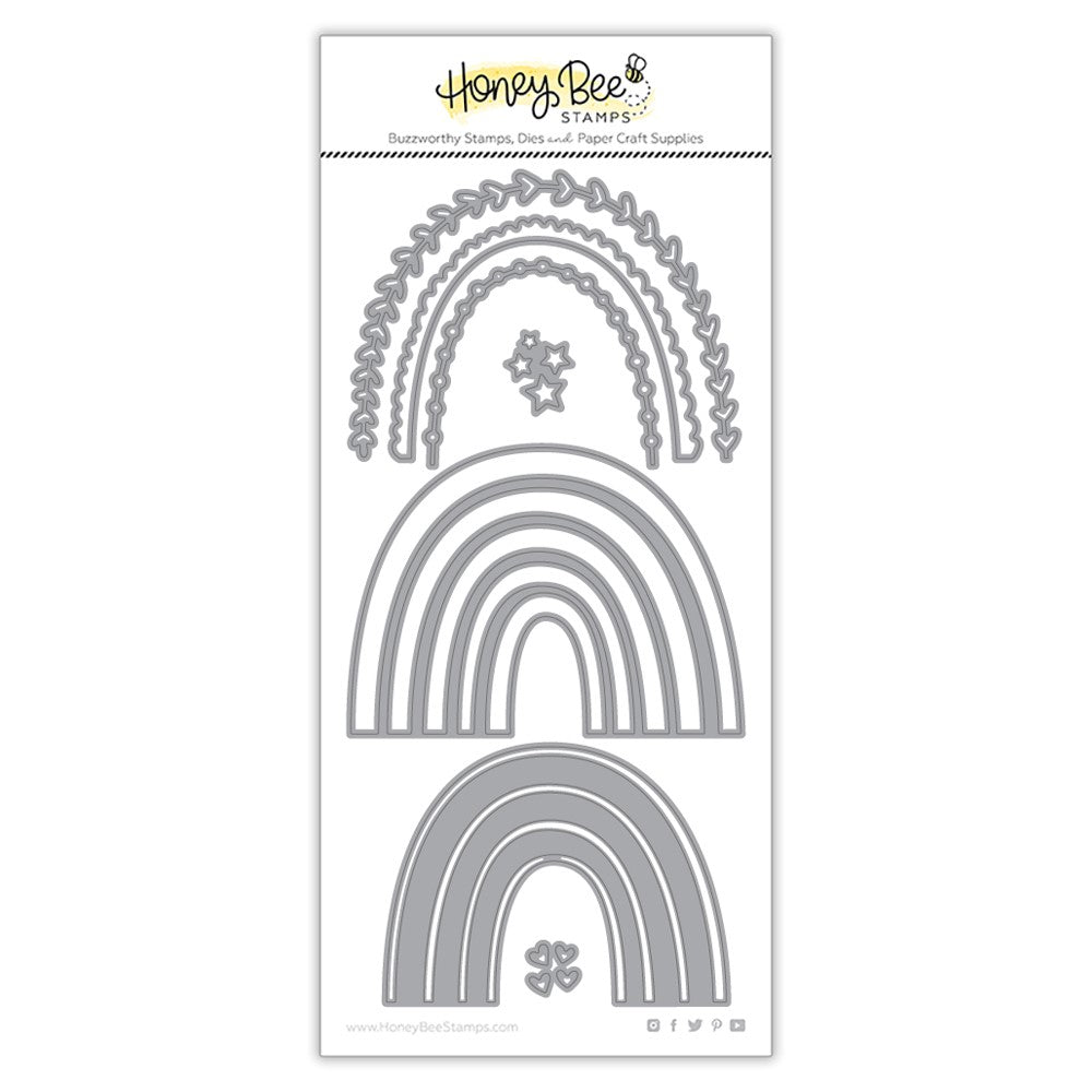 Honey Bee Stamps - Honey Cuts - Rainbow Accents