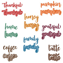 Load image into Gallery viewer, Honey Bee Stamps - Bitty Buzzwords: Fall - Stamp Set and Die Set Bundle
