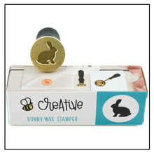 Load image into Gallery viewer, Honey Bee Stamps - Wax Stamper and Melts Bundle - Bunny
