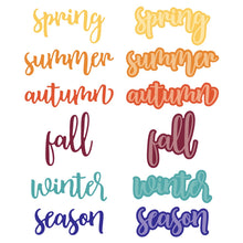 Load image into Gallery viewer, Honey Bee Stamps - Bitty Buzzwords: Seasons - Stamp Set and Die Set Bundle
