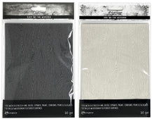 Load image into Gallery viewer, Tim Holtz - Distress Woodgrain Cardstock - Light Gray and Black Bundle
