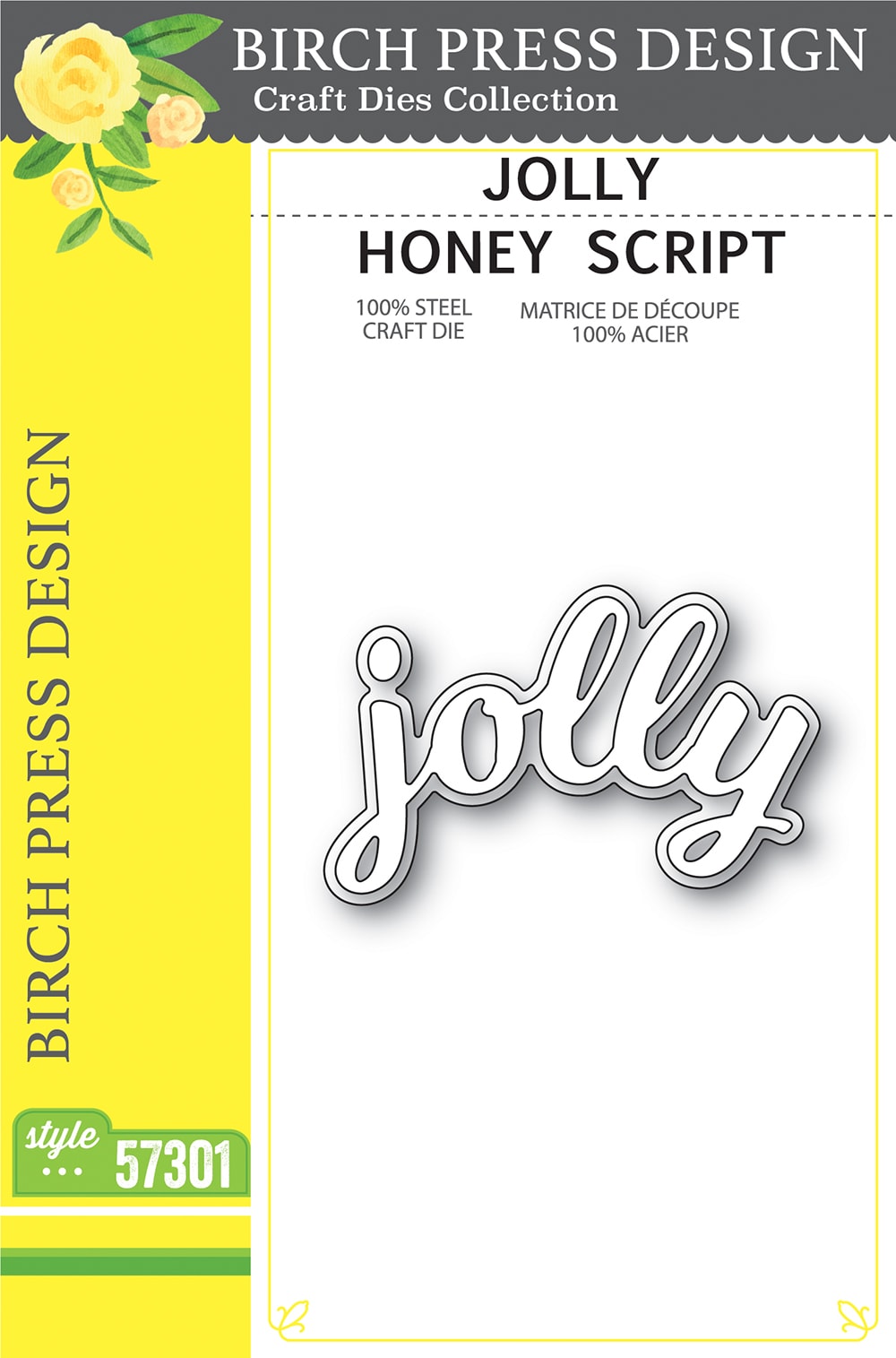 Birch Press Design - Jolly Honey Script - Style 57301