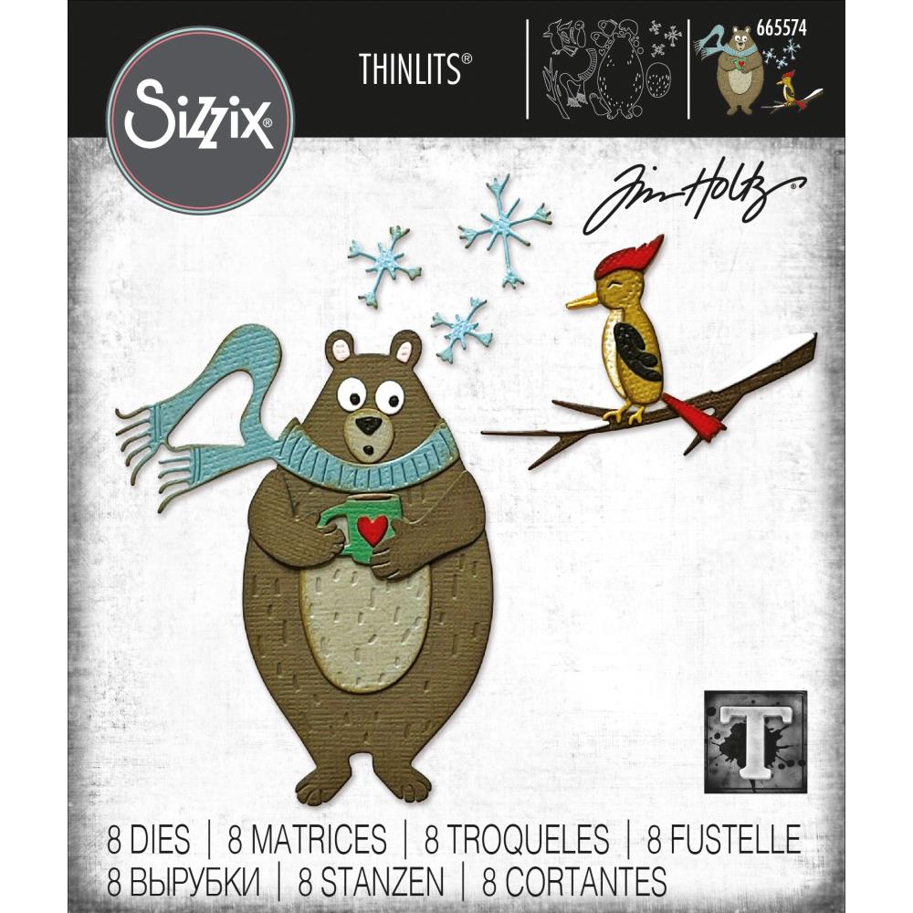 Sizzix - Tim Holtz - Thinlits Dies - Cozy Winter