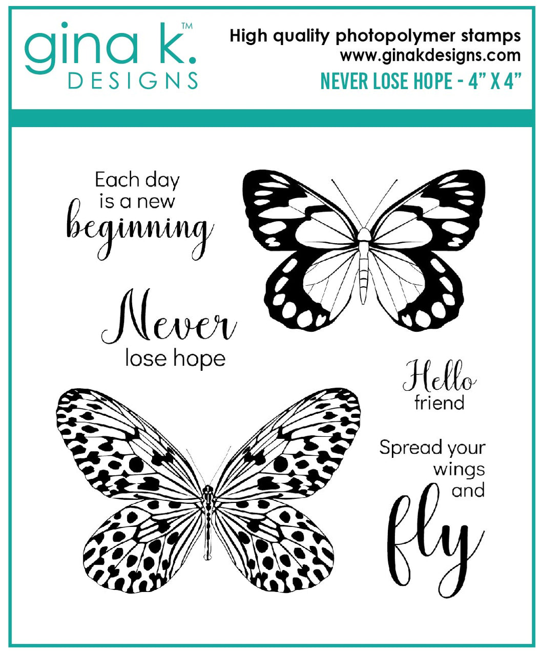 Gina K Designs - Never Lose Hope Stamp Set