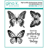 Gina K Designs - Butterfly Trio Stamp Set