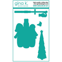 Load image into Gallery viewer, Gina K Designs - Snow Carolers - Stamp Set and Die Set Bundle
