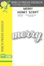 Load image into Gallery viewer, Birch Press Design - Merry Honey Script - Style 57307
