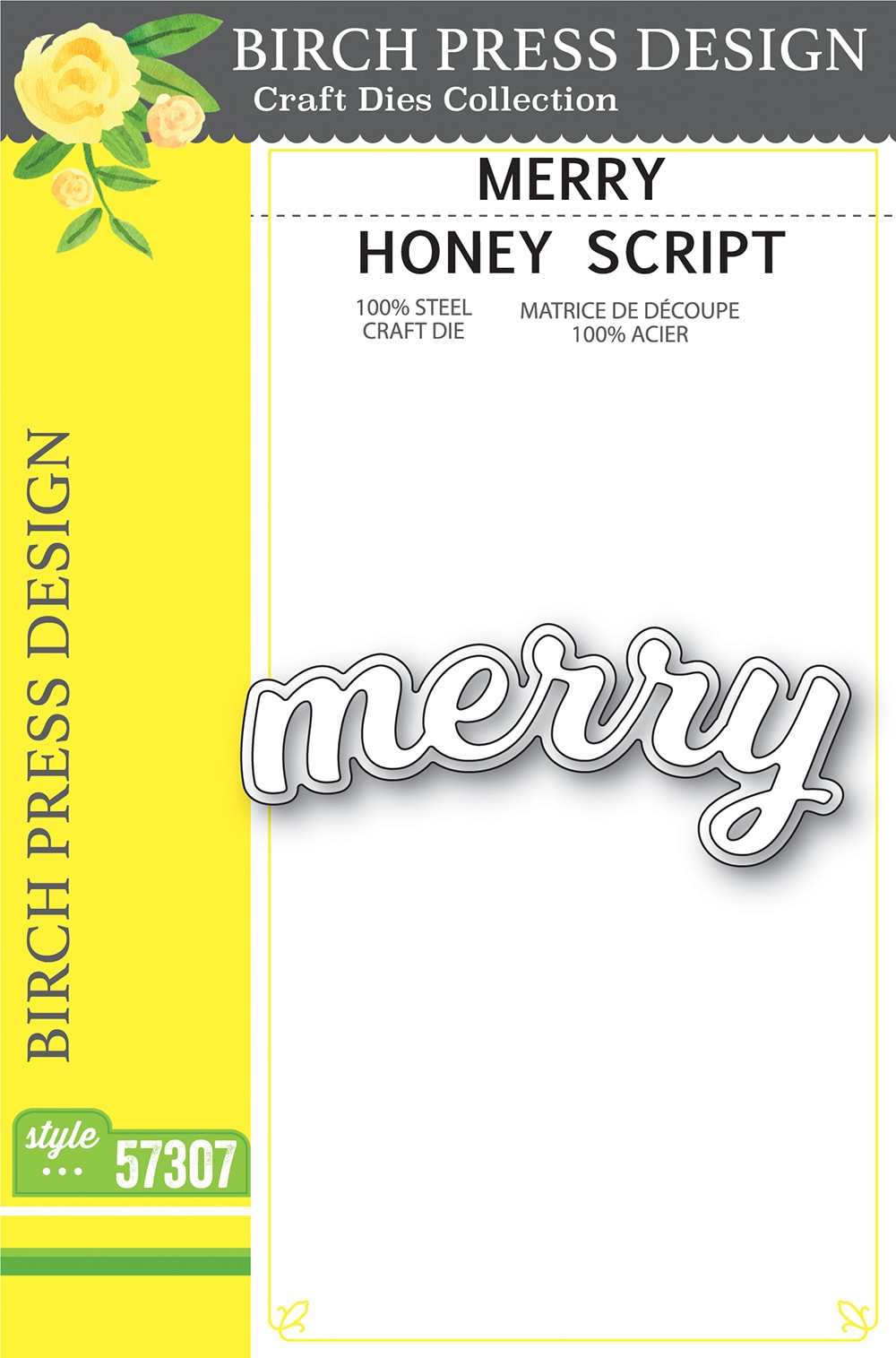 Birch Press Design - Merry Honey Script - Style 57307