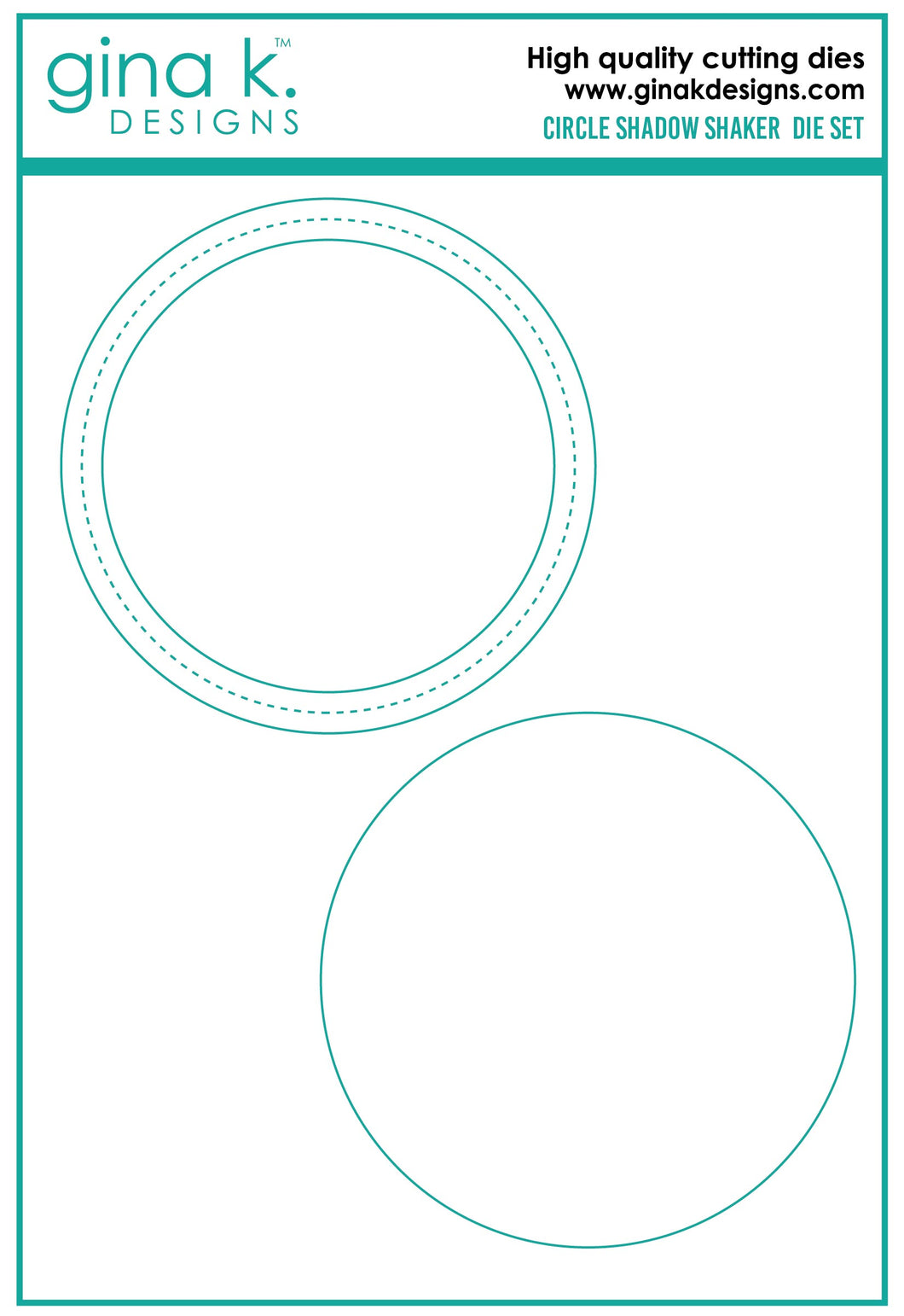 Gina K Designs - Circle Shadow Shaker Dies