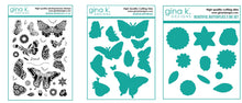 Load image into Gallery viewer, Gina K Designs - Beautiful Butterflies 3 - Stamp Set and Die Set Bundle
