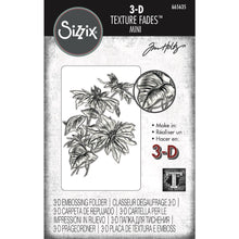 Load image into Gallery viewer, Sizzix - Tim Holtz -3D Texture Fades Embossing Folder - Mini Poinsettia
