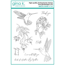 Load image into Gallery viewer, Gina K Designs - Birds of a Feather - Stamp Set and Die Set Bundle
