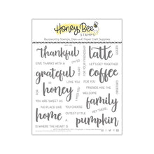 Load image into Gallery viewer, Honey Bee Stamps - Bitty Buzzwords: Fall - Stamp Set and Die Set Bundle
